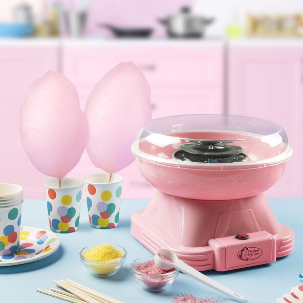 Cotton candy machine, pink