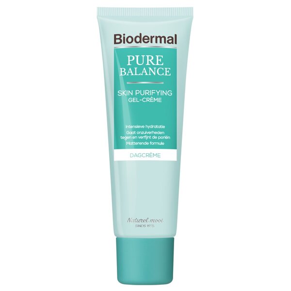 Cremă de zi purificatoare Biodermal Pure Balance Skin<br>50ml - Ten mixt