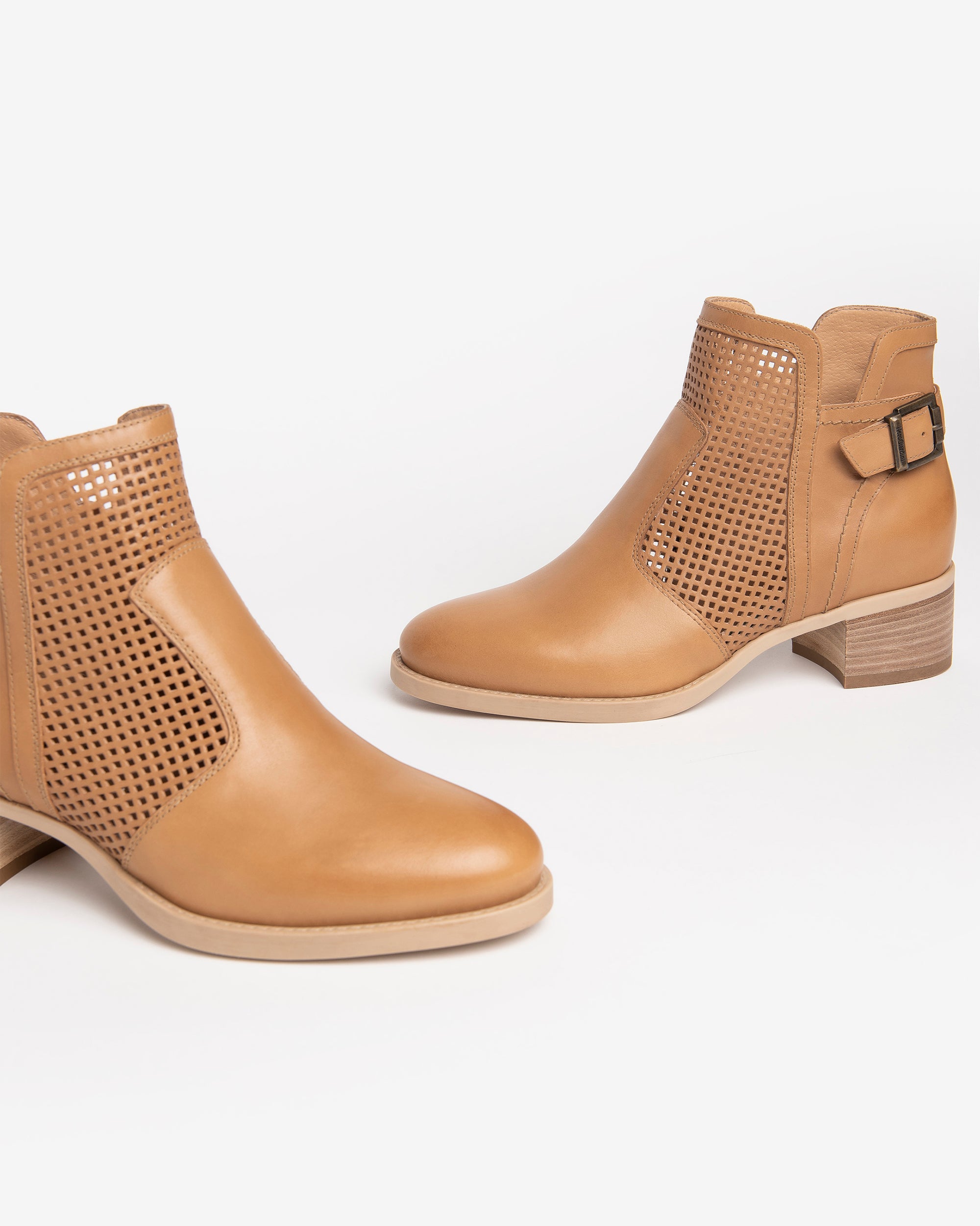  Damen-Ankle-Boots aus Leder