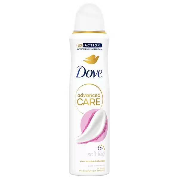 Dove Soft Feel antiperspirant sprej 150ml