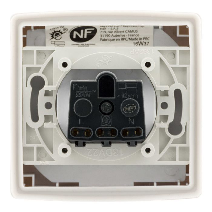 Interruptor bidireccional empotrable Zenitech IP44