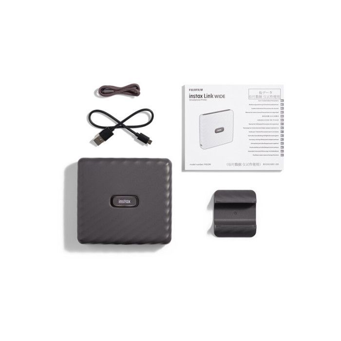 Stampante fotografica - Fujifilm - INSTAX WIDE LINK - Colore Mocha - Bluetooth - Ricaricabile