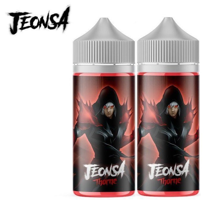 Lot de 2 E-liquides Thorne (Fruits Rouges, Grenadine, fraicheur) Jeonsa 100ml + 8 boosters