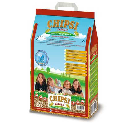 Chipsi Family kukuřičné hygienické pelety