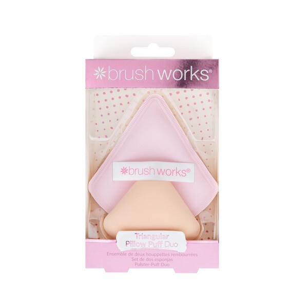 Brushworks trekantet putepuf duo