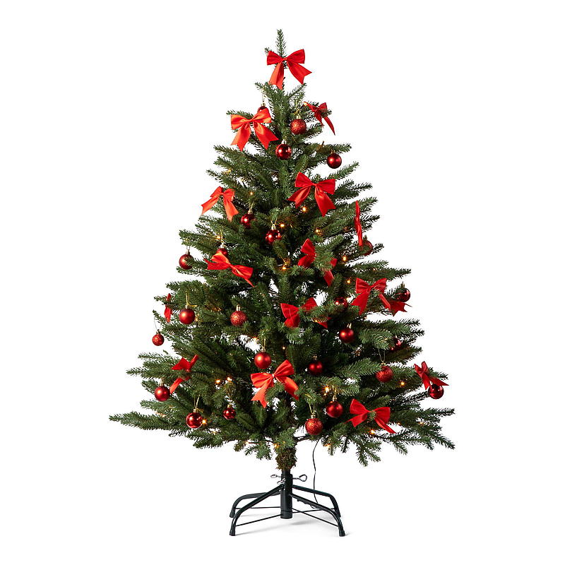 Albero di Natale Energy Gold da 120 cm con 120 luci LED.