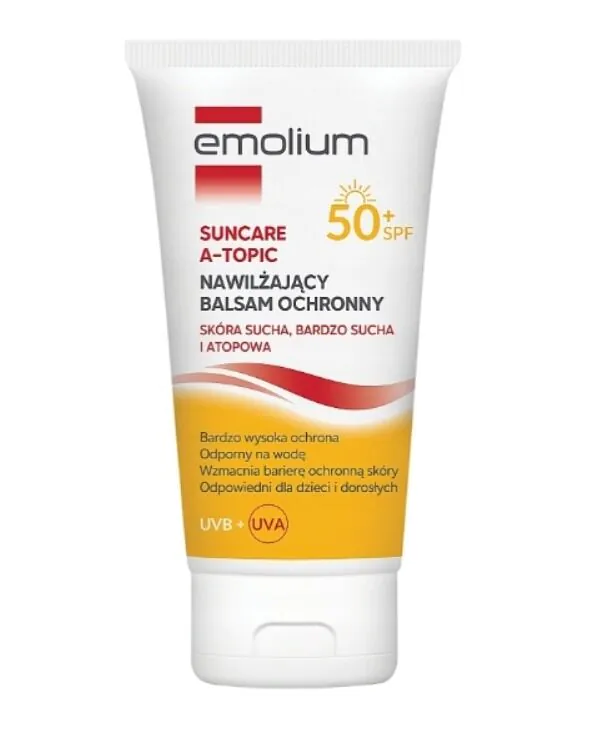 Emolium Suncare A-Topic Nawilżający balsam ochronny SPF50+