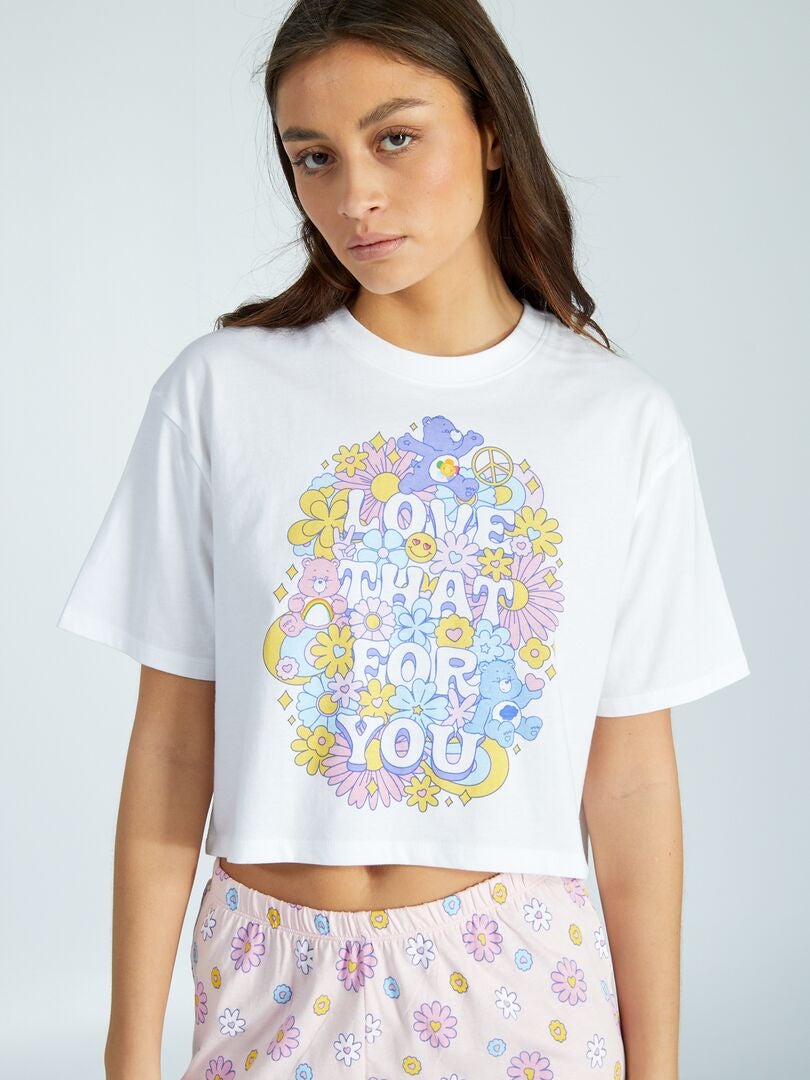 'The Care Bears' korte pyjama - 2-delig - ROZE