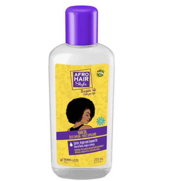 Novex Afro Hair Style Ricinus Argán és Lenmag Hajolaj
