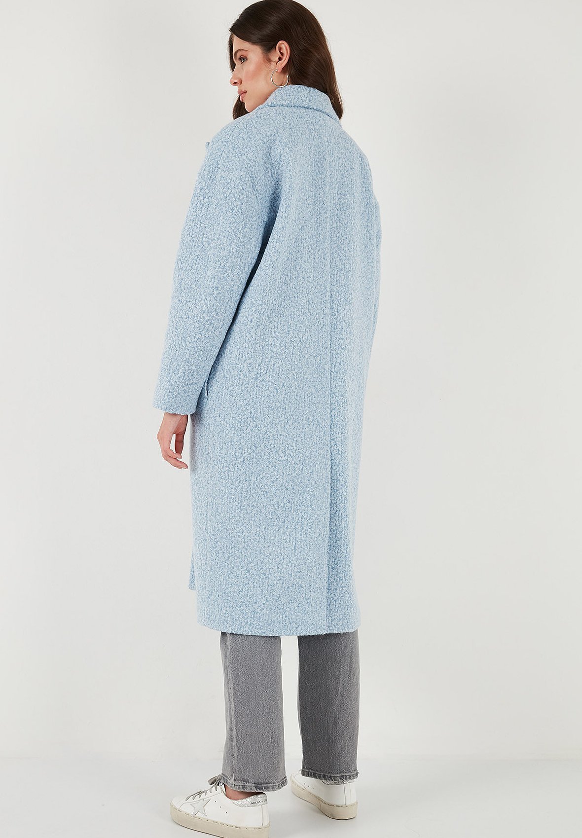 LELA COUPE LOOSE - Manteau classique - bleu ciel
