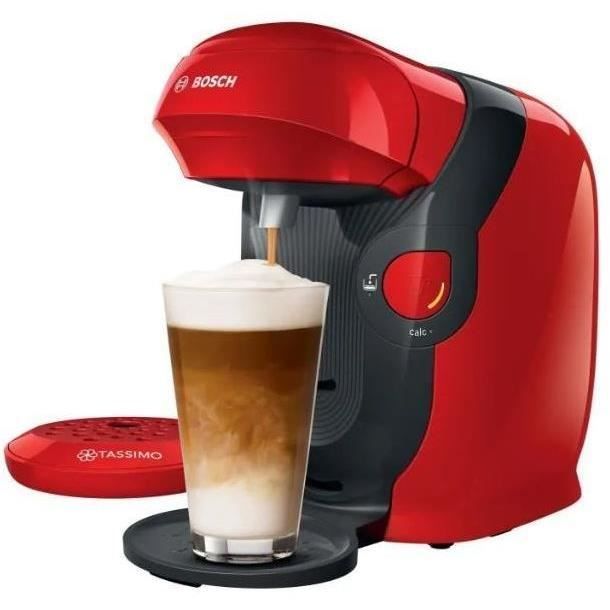 Máquina multibebidas BOSCH TAS1103 Tassimo, roja - Presión de 3,3 bares - Capacidad del depósito de agua: 0,7 l