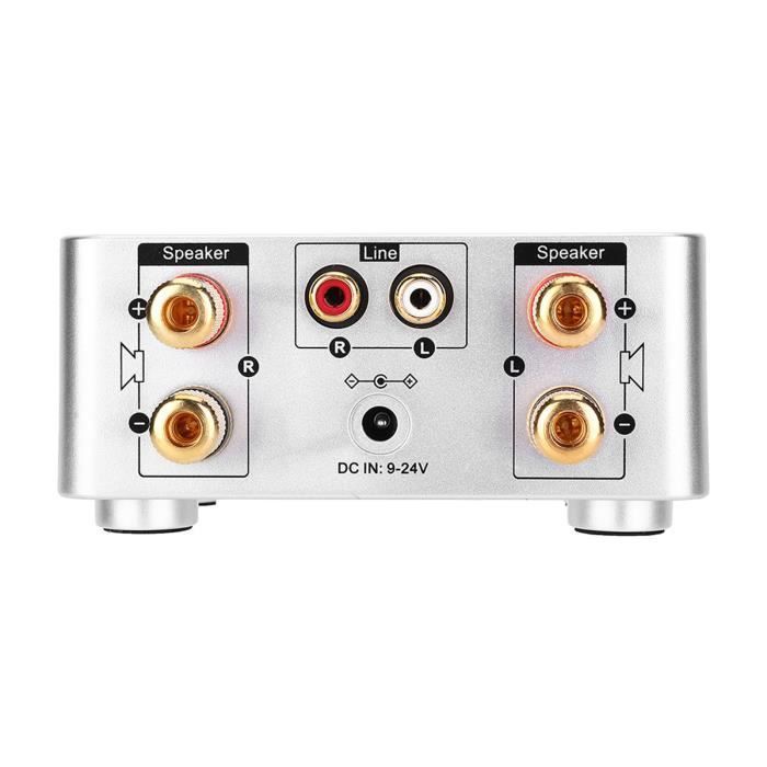 Versterker - MXZZAND - HIFI Bluetooth 5.0 - 50W x 2 - 30W x 2 bij 4 ohm - Zwart