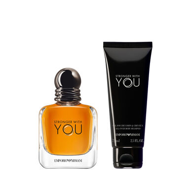 Giorgio Armani Stronger with You Eau de Toilette dárková sada, dřevitý parfém pro muže, 50ml