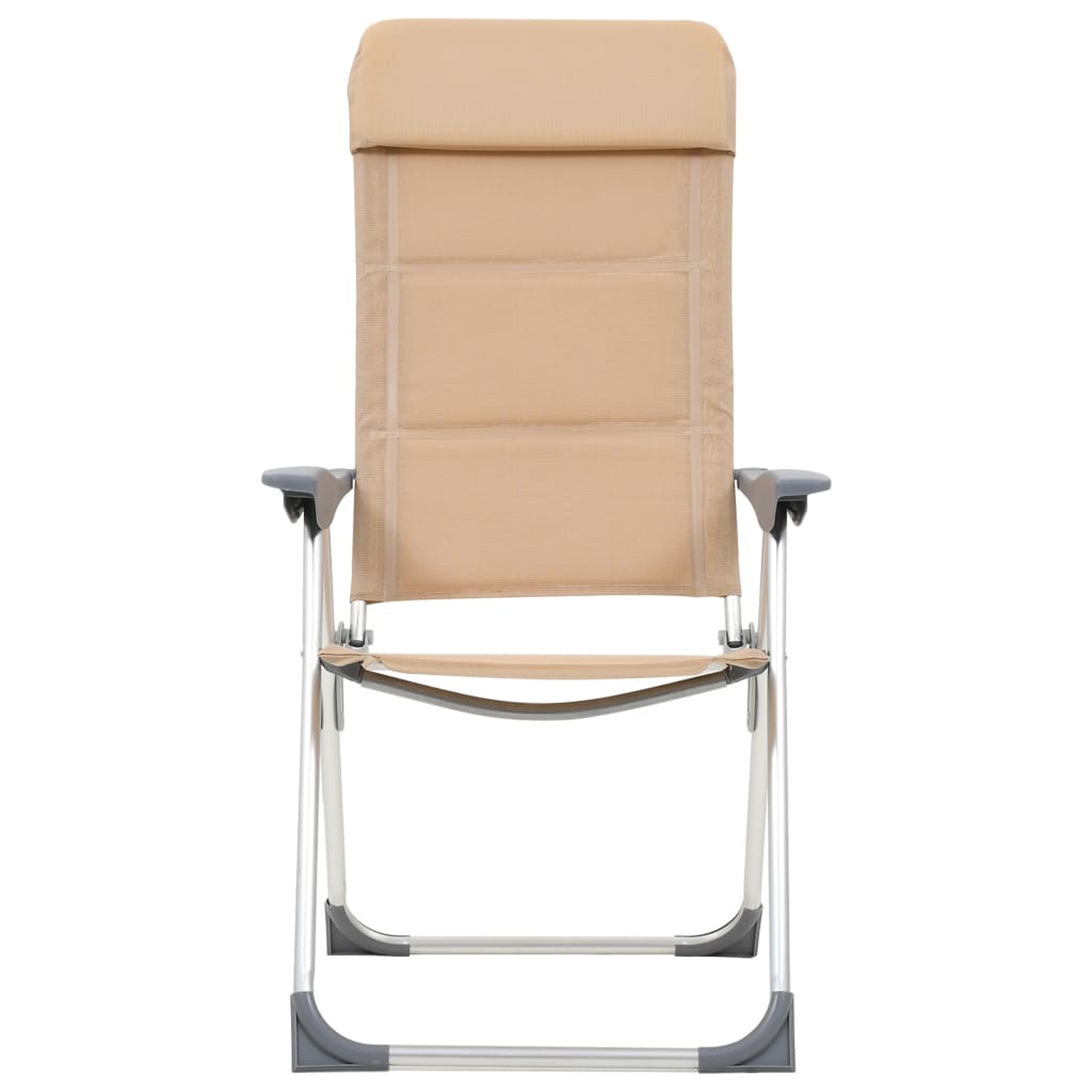  Chaise De Camping Vidaxl 58 X 69 X 86-111 Cm