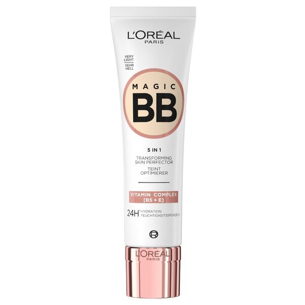 „L'Oréal Paris Magic BB“ labai lengvas 5 viename transformuojantis odos korektorius<br>30 ml