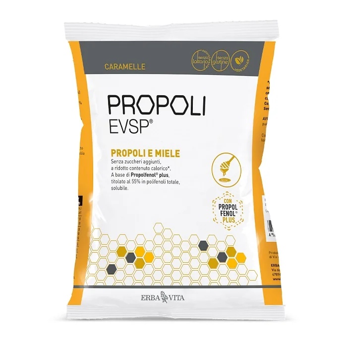 ERBA VITA Erba Vita Propolis EVSP Snoepjes met propolis- en honingsmaak 65 g