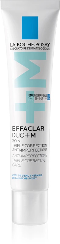 „La Roche-Posay Effaclar DUO“ (+M) korekcinė, atkuriamoji priežiūra odai su netobulumais ir spuogais