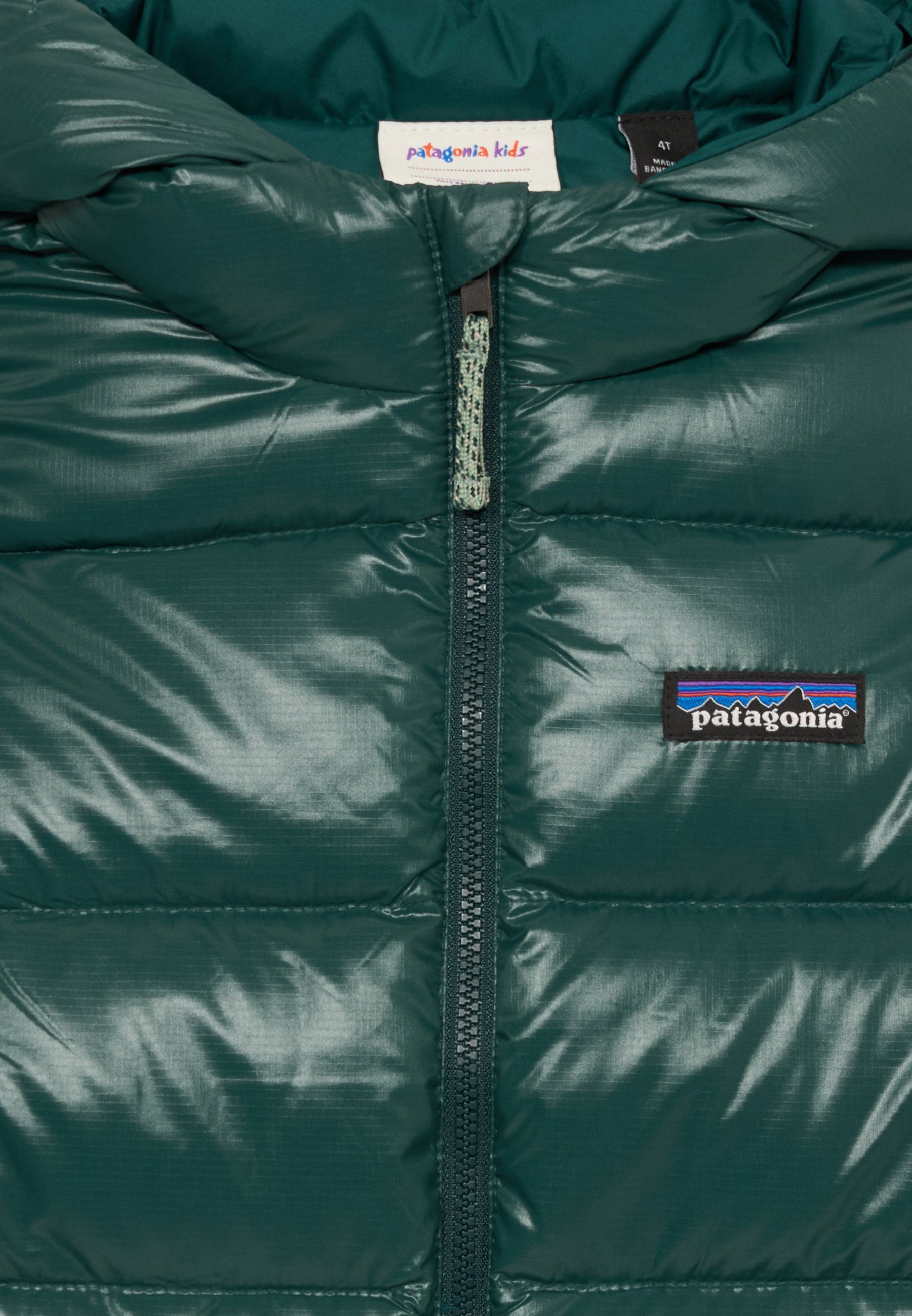 Patagonia BABY HOODY UNISEX - Donsjack - cascade groen