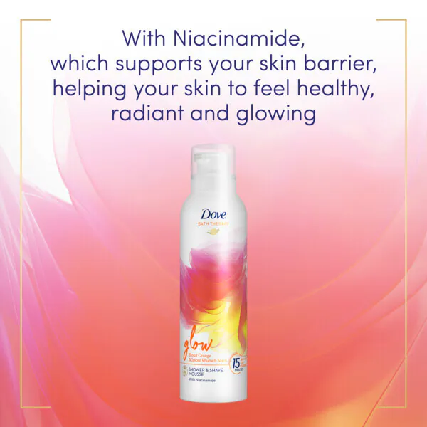 Dove Duschmousse Schaum Glow Dusche & Rasur 200 ml