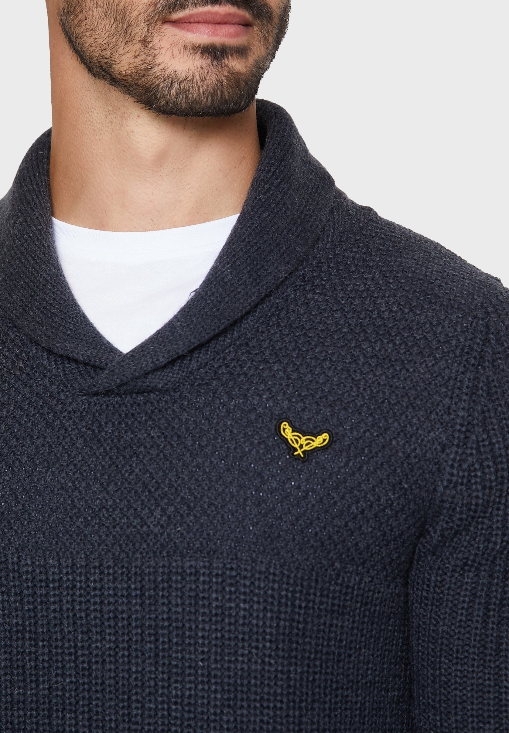 Pull usé - bleu