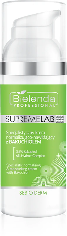 Bielenda Professional Supremelab Sebio Derm speciální normalizační a hydratační krém
