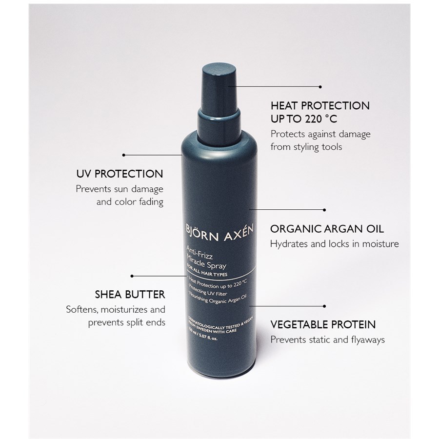 BJÖRN AXÉN Lak na vlasy Anti-Frizz Miracle Spray – 150 ml