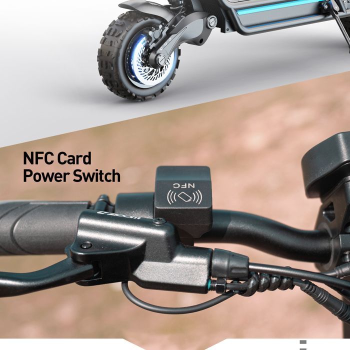 JOYOR E6-S All-Terrain Elektroroller – 11 Zoll – Zwei 1600-W-Motoren – 60-V-31,5-Ah-Akku