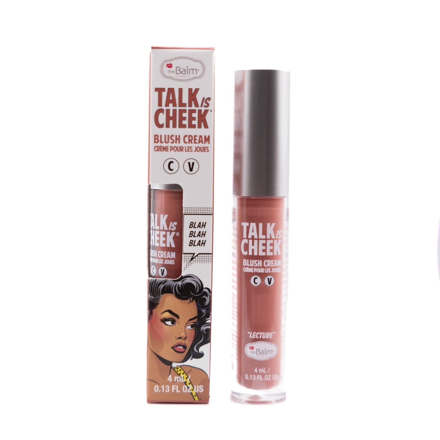 theBalm set ličil v kremi za rdečilo za lica Talk is Cheek Promise – 4,5 ml