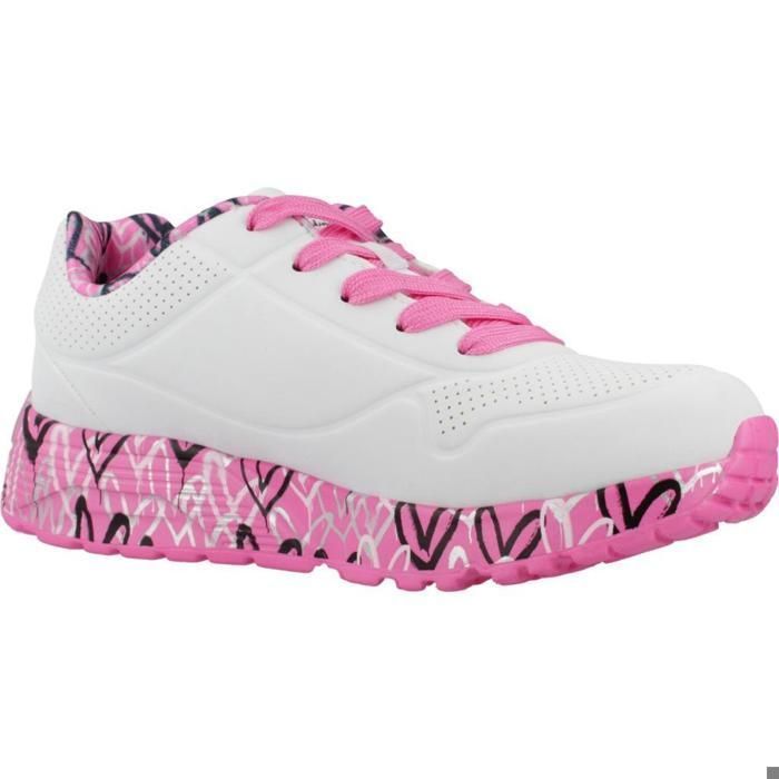 Baskets - SKECHERS - Uno Lite - Enfant (Fille) - Semelle mémoire Air-Cooled - Amorti absorbant les chocs