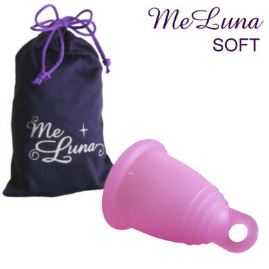 Me Luna Soft Pink menstrualna čašica veličina S 1 komad 1 komad