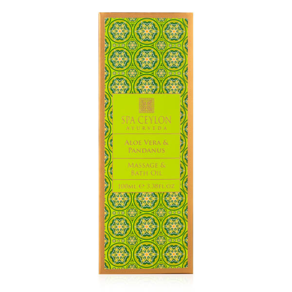 SPA CEYLON Aloe Vera & Pandanus - Massage- & Badeöl