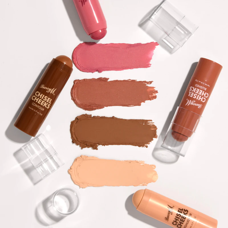 Barry M Chisel Cheeks Creamy Bronzer and Highlighter Stick