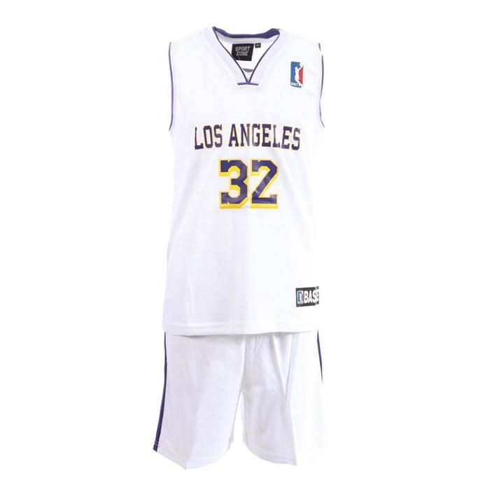 Los Angeles Ensemble de basket Noir/Orange Enfant Sport Zone