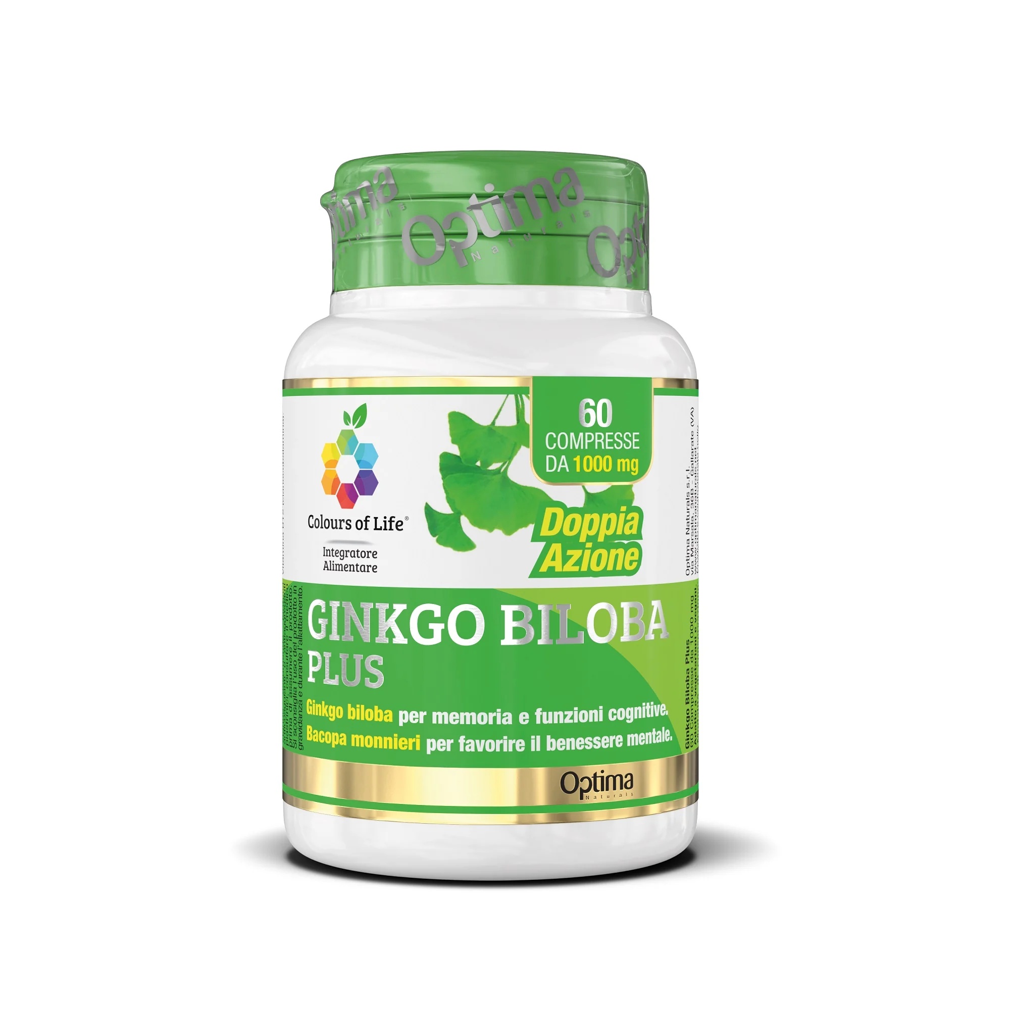 COLORS OF LIFE Ginkgo Biloba 60 Tabletten Farben