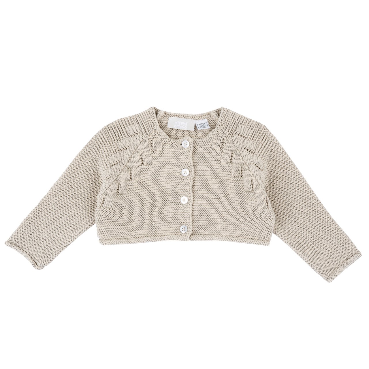 Kurzer Baumwollstrickpullover