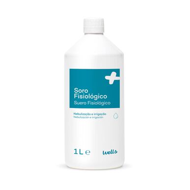 Solución salina fisiológica Wells 1 litro 1 litro