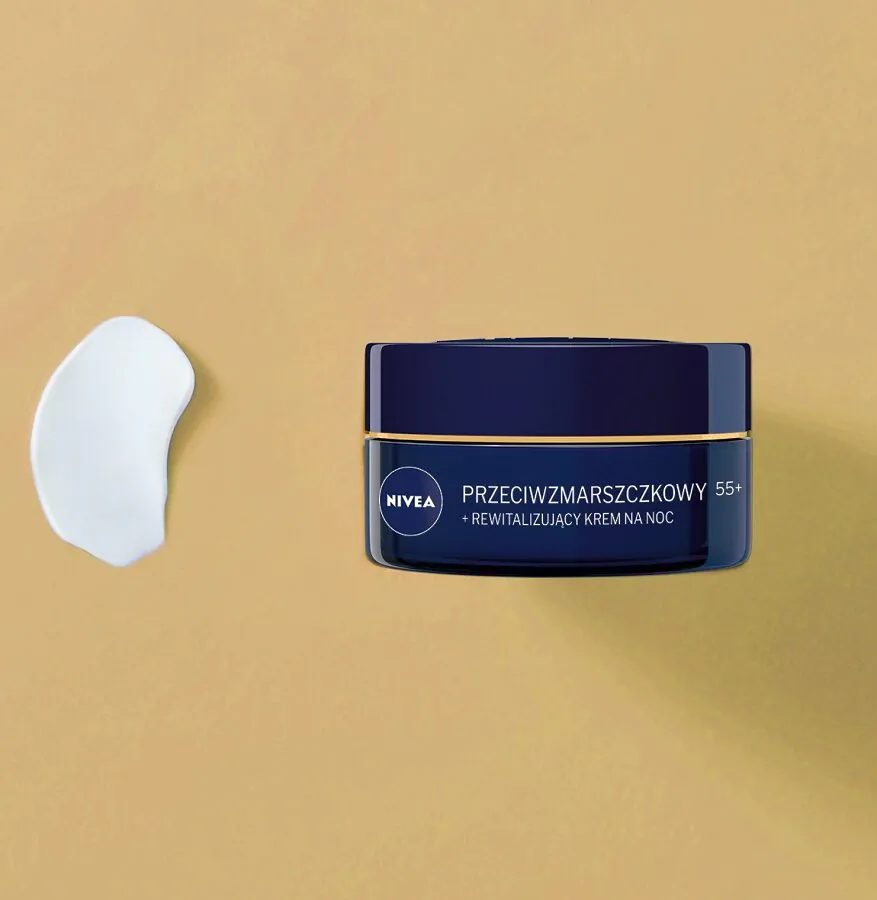 Nivea Przeciwzmarszczkowy + rewitalizujący Krem na noc 55+