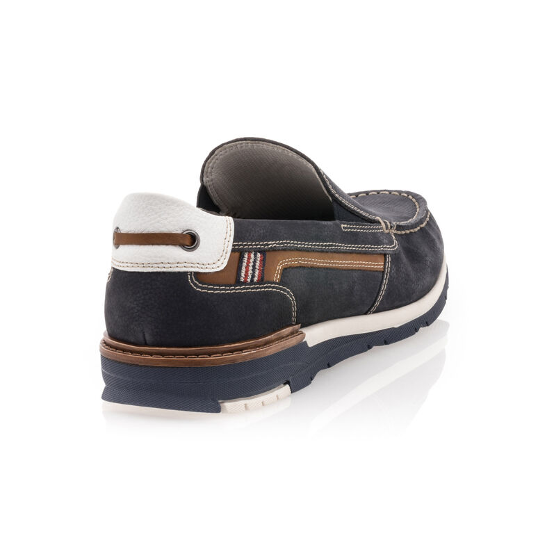Blaue Herren-Loafer/Bootsschuhe