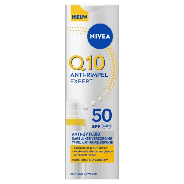 NIVEA Q10 Anti-Wrinkle Expert SPF50 fluid proti gubam<br>40 ml