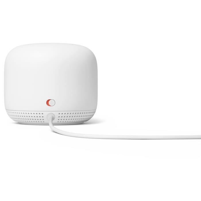 Routeur et point d'accès Google Nest Wifi 2PK M+V - Blanc