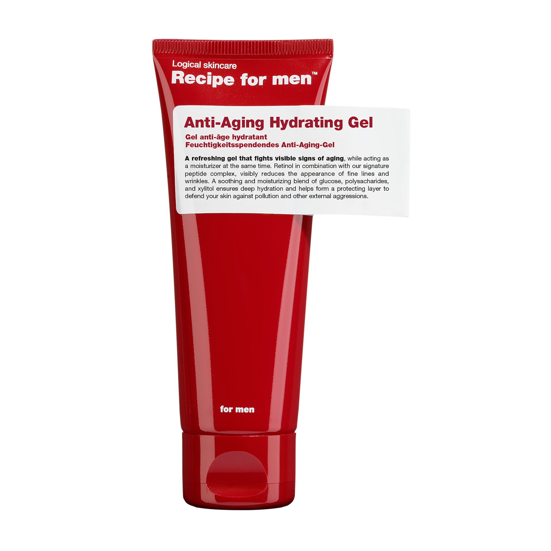 Gel hidratant anti-îmbătrânire 75 ml - Rețetă pentru bărbați