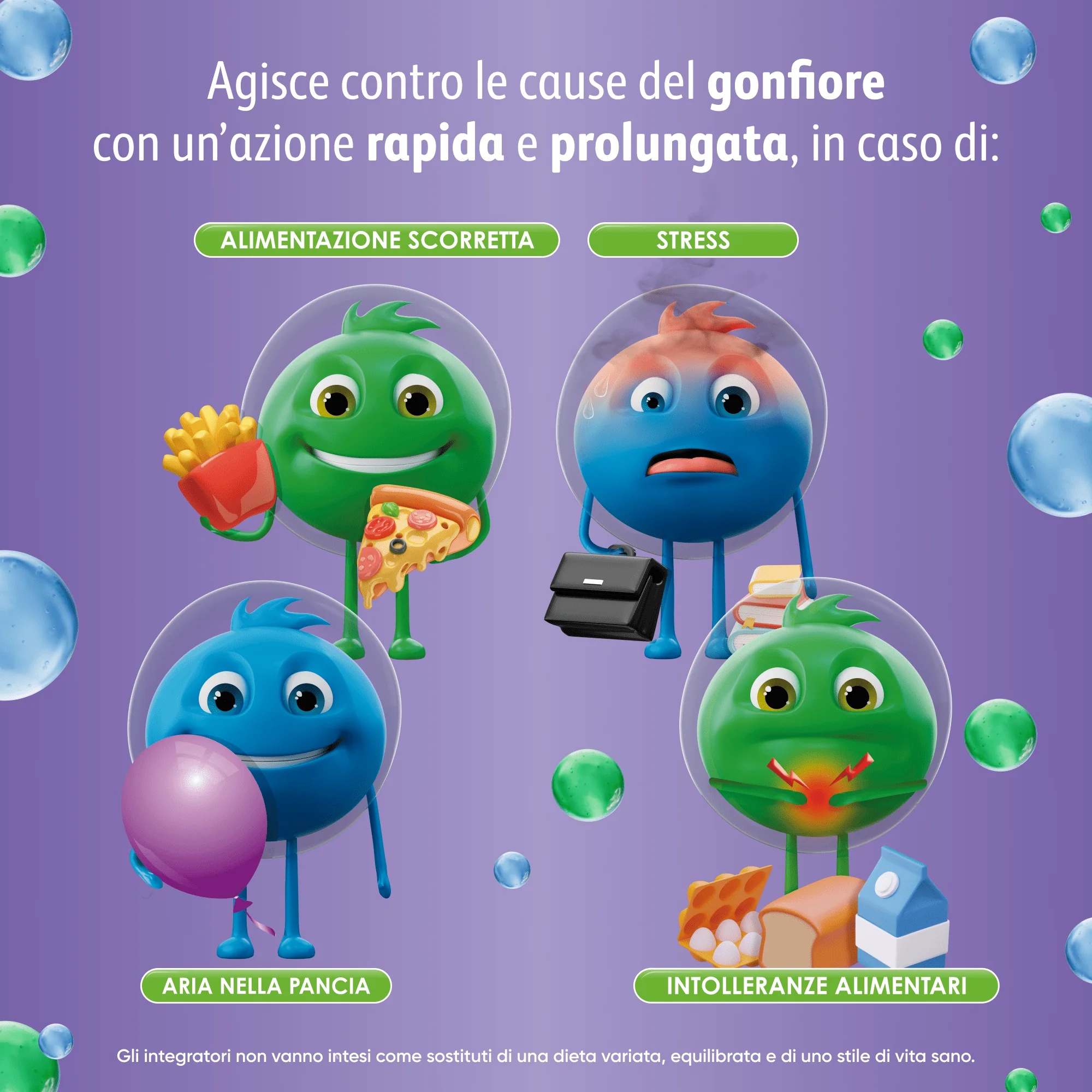 ENTEROGERMINA Complément alimentaire Enterogermina contre les ballonnements et les flatulences 10 sachets