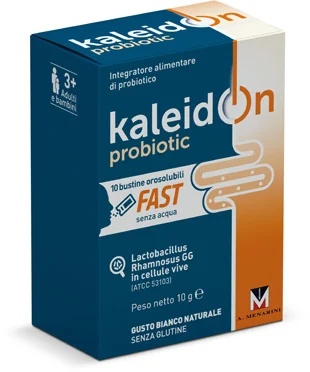 KALEIDON Kaleidon Probiotique Rapide Naturel Blanc 10 sachets orodispersibles Complément alimentaire probiotique