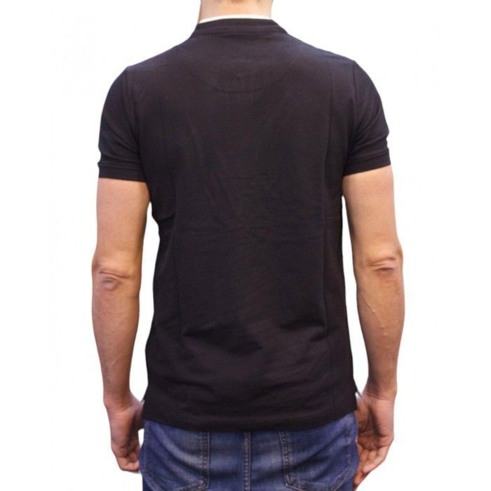 Cerruti 1881 Polo col mao manches courtes New Firenza Noir Homme