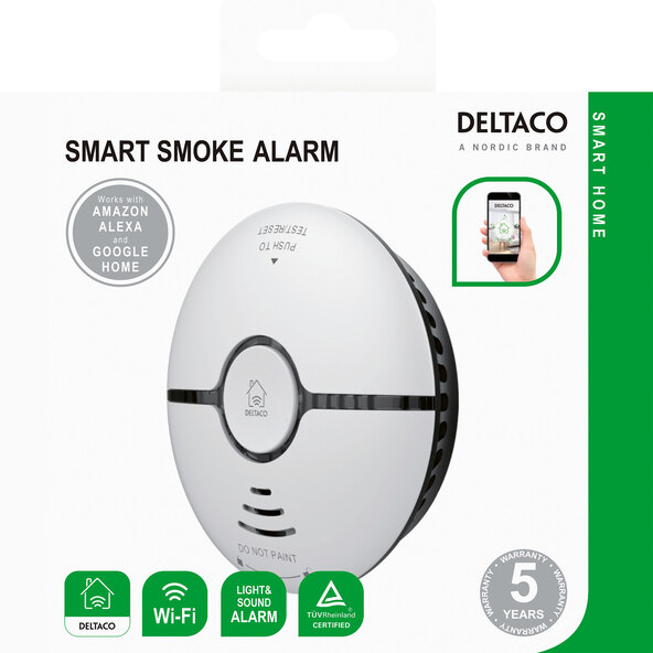 Detector de fum WiFi, Tuya