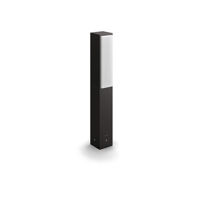 Bolardo exterior - Philips - Stratosphere - Aluminio - LED - Gris antracita
