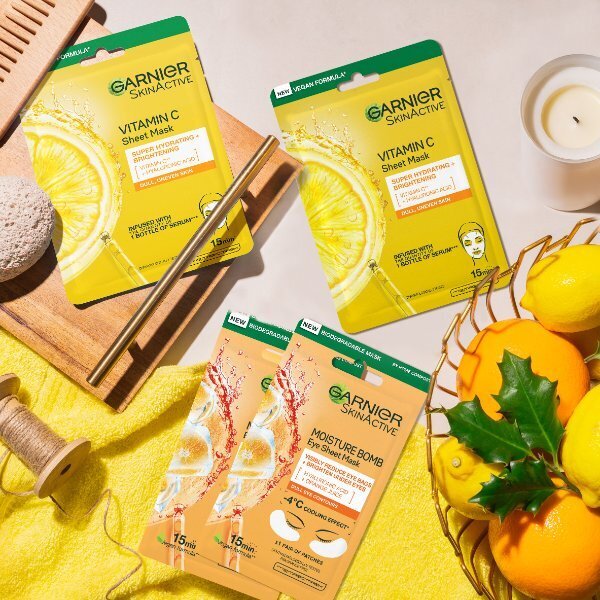 Garnier Brightening Mask-paket
