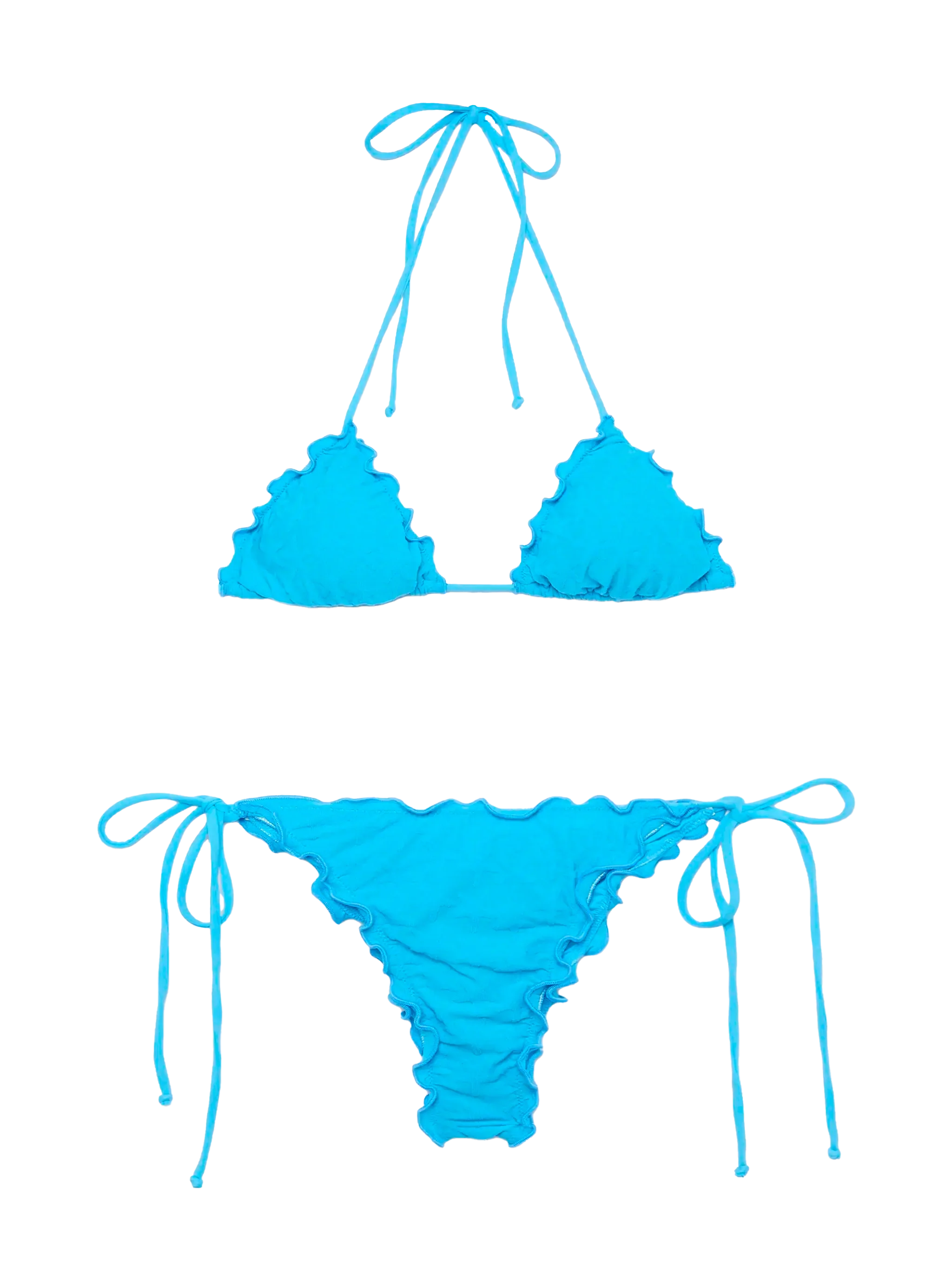 Bikini classico a triangolo con slip sgambato Sagittarius-Miami in ril