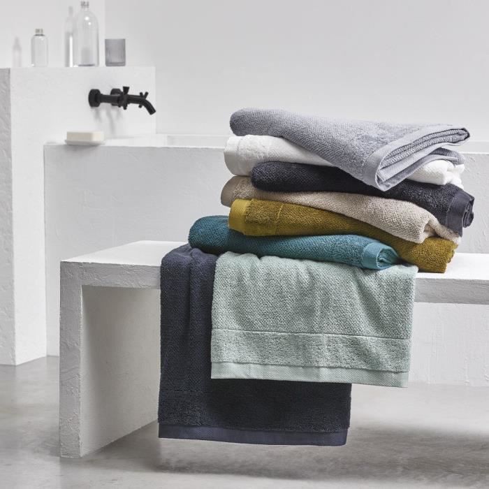 Toalla de baño maxi - HOY - 90 x 150 cm - Algodón - Pavo real orgánico