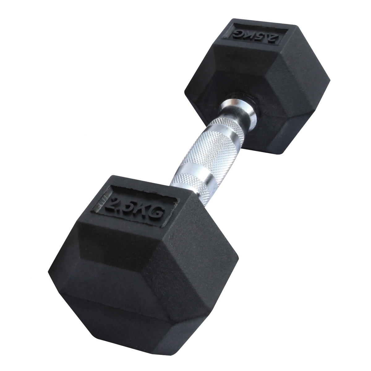  Gladiatorfit 2,50 kg sechseckige Gummihantel
